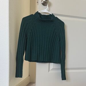 American Eagle Outfitters Dark Green Cowl Neck Sweater